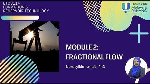 Buckley Leverett Fractional Flow Example