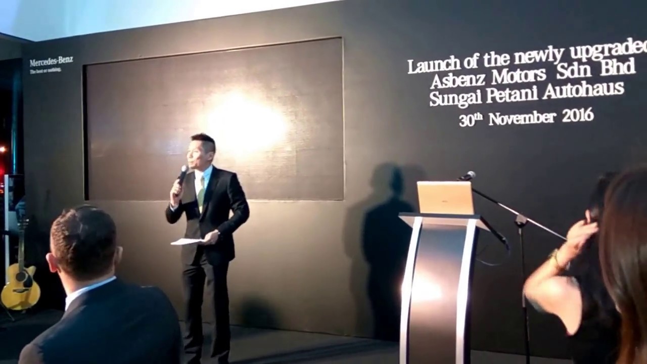 Mercedes Benz Malaysia Autohaus Grand Opening Emcee Adrian Yeoh Malaysia Emcee Launch Events