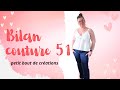 Bilan couture 51 des tops et des flops  nouveaux tissus