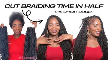 Boho Braids "CHEAT Code" 😲💃 ! Slay In HALF The Time With This NEW Braided Weave!!