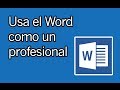 Haz trabajos, tesis, documentos profesionales y más con WORD