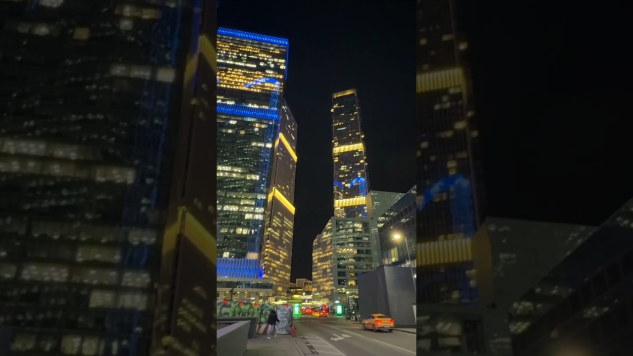 Walking in Moscow City.