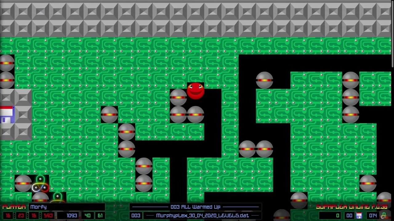 ALL WARMED UP - Level 3 - 30-04-2020 LEVELS - Supaplex Online