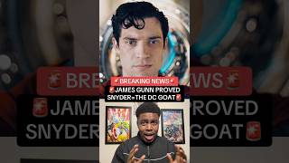 GUNN PROVES SNYDER IS THE DC GOAT! #dc #superman