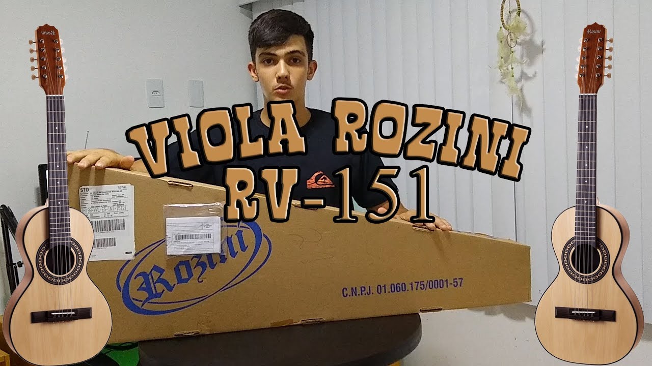 UNBOXING - Viola Caipira Rozini Ponteio Acústica Rv151