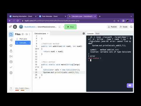 Introduction to Java Episode 6 (Calculator Project)