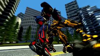 Sfmtf Optimus Prime Vs Bumblebee Small Animation Test