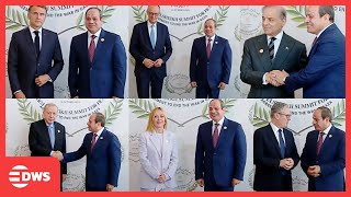 IN FULL: World Leaders Arrive in Egypt | Starmer, Macron, Sharif, Merz, Meloni at Gaza Peace Summit