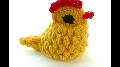 Adorable Crocheted Chick - Learn the Hackovana Slepicka Technique!