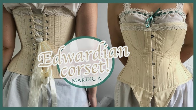 Edwardian S-bend corset using a FREE pattern! 