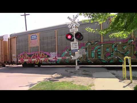 Goddard Rd. Crossing Wyandotte MI (CN and NS meet)