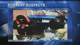 Pueblo Police searching for robbery suspects