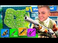 Fortnite pero USO ARMAS ANTIGUAS PARA GANAR.