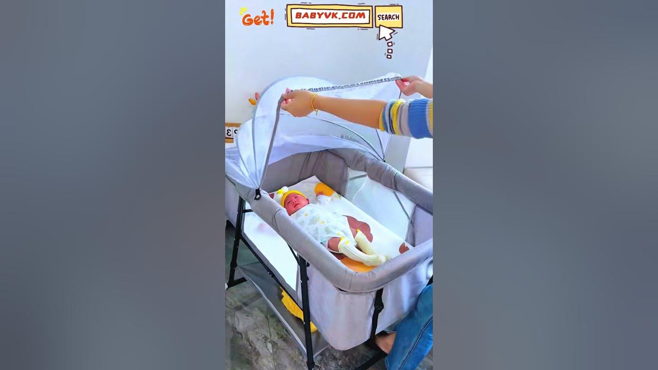 Can’t Find the Right Crib for Travel? Meet the Foldable Baby Cradle Bed! #baby #cribs