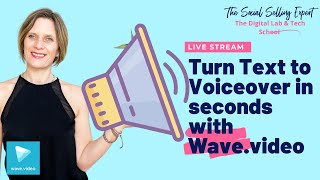 How to use the TEXT to VOICE feature in Wave.video when creating short videos!