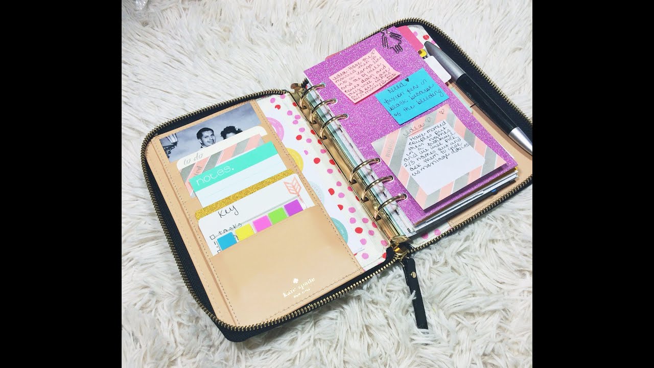 Kate Spade Planner Setup - YouTube