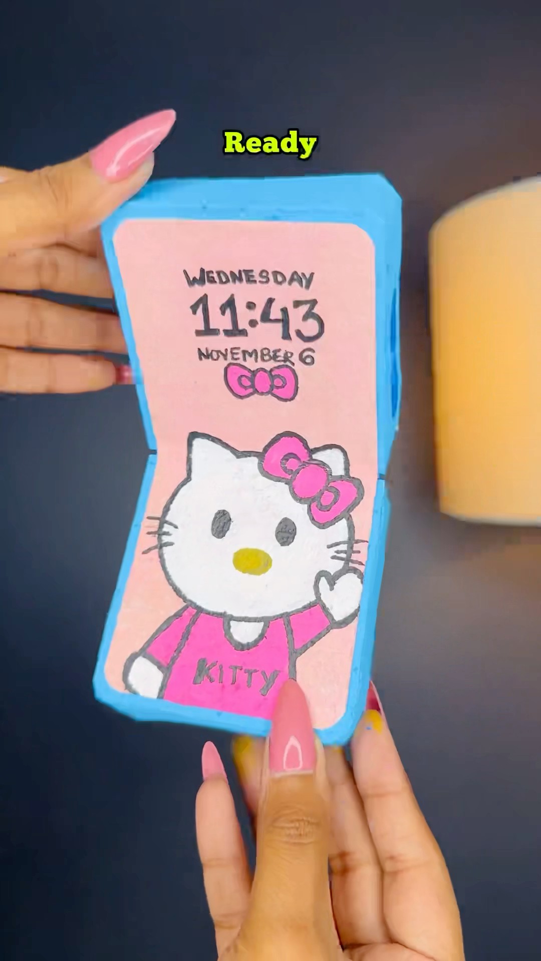 DIY Paper Mobile ? #crafteraditi #diy #handmade #papercraft #shorts #paperphone @CrafterAditi
