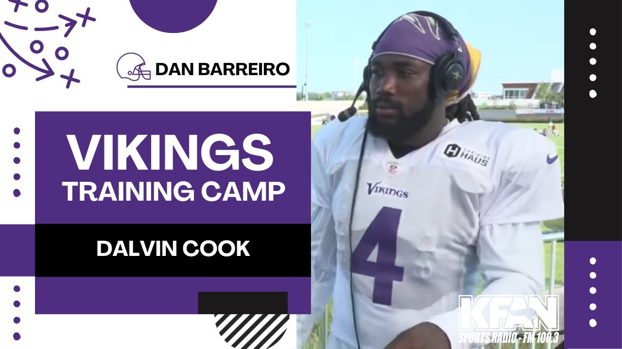 Vikings RB Dalvin Cook joins Dan Barreiro at Minnesota Training Camp