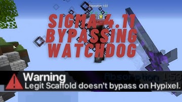SIGMA 4.11 STILL BYPASSES HYPIXEL ft. Watchdog Cheat Detection (3 YEAR OLD FREE CLIENT)