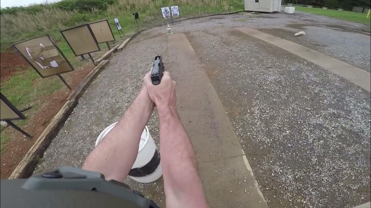Marietta Police Department 270 degree gun range qualifying course YouTube