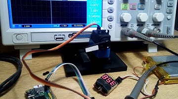 Servo control with PWM signal