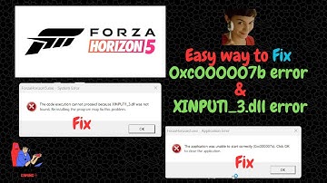 How to Fix 0xc000007b error & XINPUT1_3.dll error on Forza Horizon 5 Latest update| Fitgirl repack |