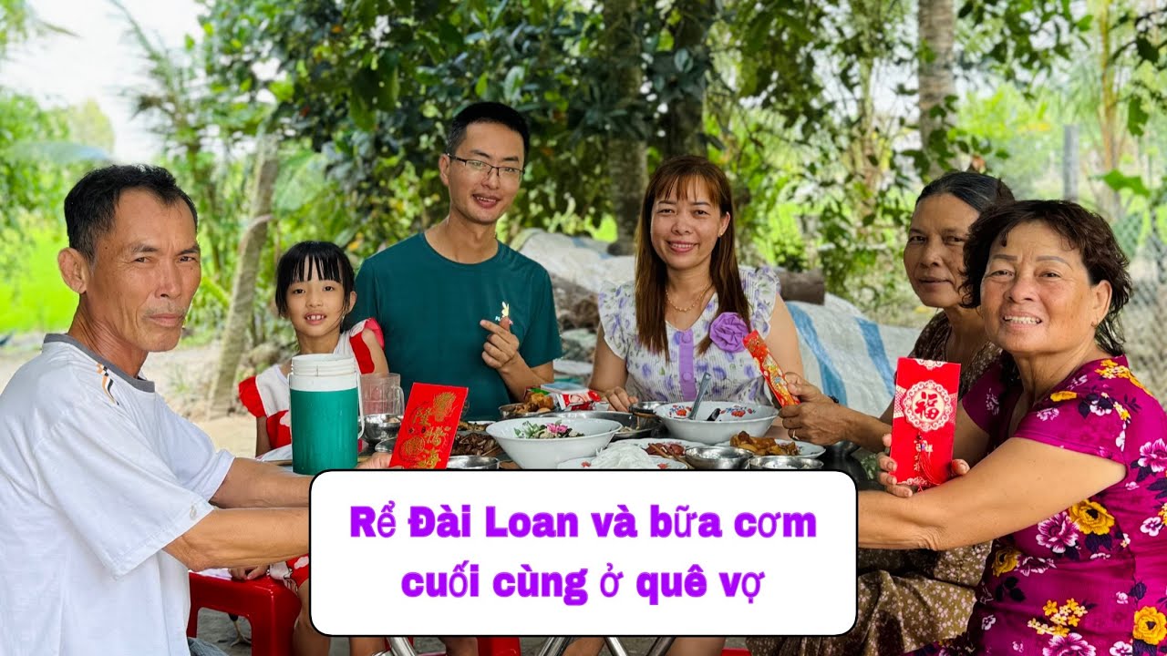 Ngày cuối cùng của gia đình mình khi về thăm quê @thaophuongcuocsongDaiLoan