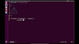 Modern C++ OOP: Triangle Base Class