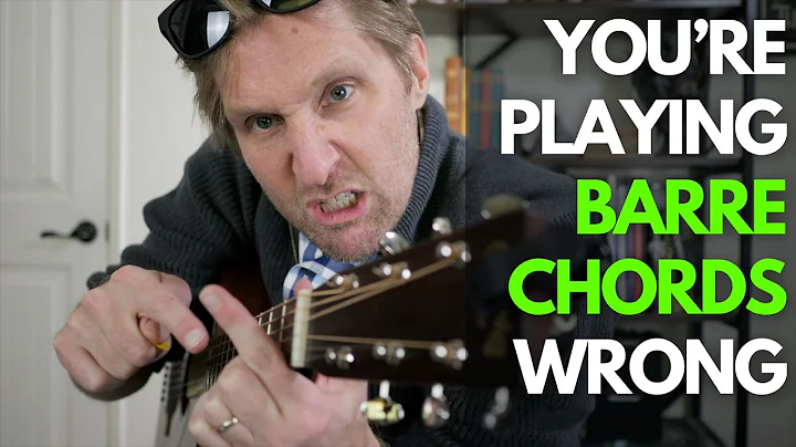 You're Playing Barre Chords Wrong - Tiny Tuesday Tips with sTuart!