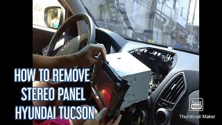 HOW TO REMOVE STEREO PANEL HYUNDAI TUCSON
