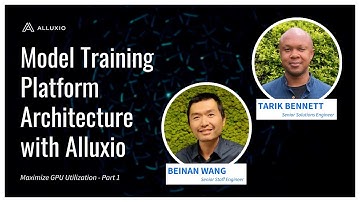 Model Training Platform Architecture with Alluxio