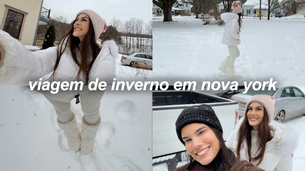 um fim de semana na neve e frio de -25C | vlogmas nova york