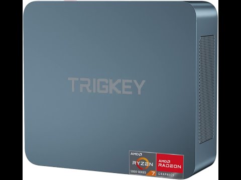Trigkey S5 MINI PC Ryzen 7 5800H (Test 2) 4K - YouTube
