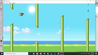 Cara Membuat Game Flappy Bird Menggunakan Adobe Flash CS6 screenshot 4