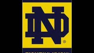 Video thumbnail of "Notre Dame fight song"