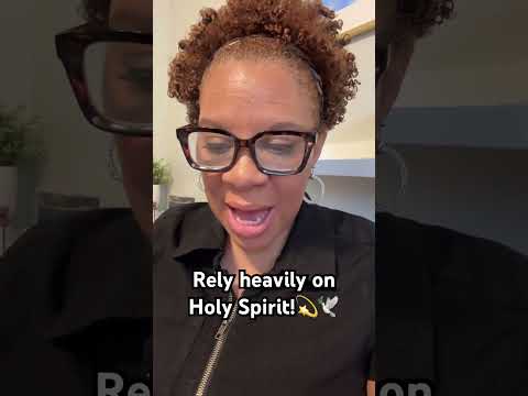 Rely Heavily On Holy Spirit Wordofencouragement