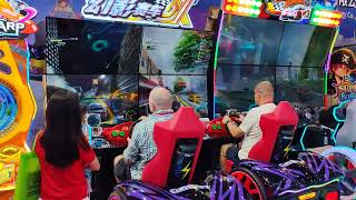 Classic 4‑Screen Racing Arcade Game | Coin Operated Car Racing Simulator For Game Center screenshot 4