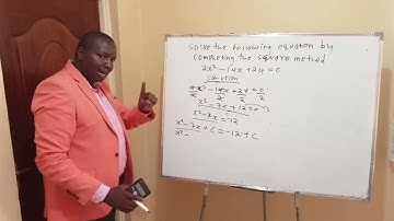 form 3 mathematics completing the square method