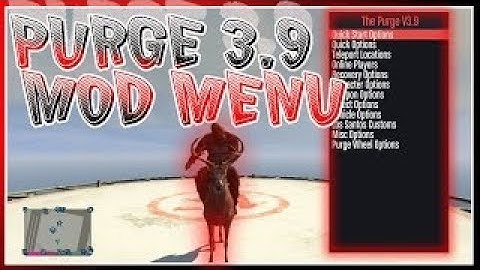 ThePurge v3.9 GtaV Mod Menu + FREE DOWNLOAD