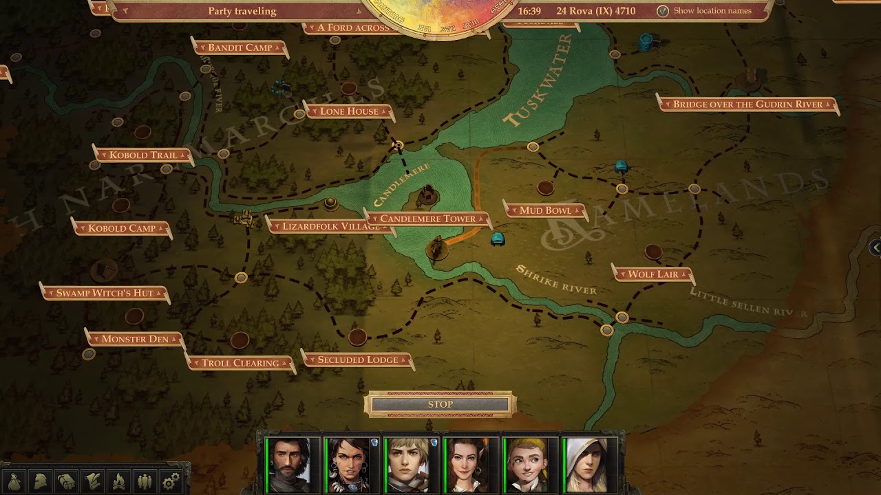 Pathfinder kingmaker карта мира с локациями на русском