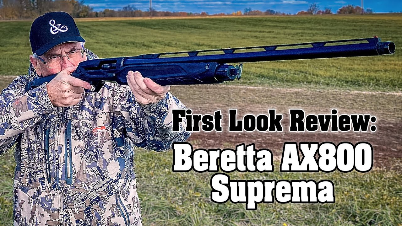 New Beretta AX800 Suprema Shotgun: First Look Review - YouTube