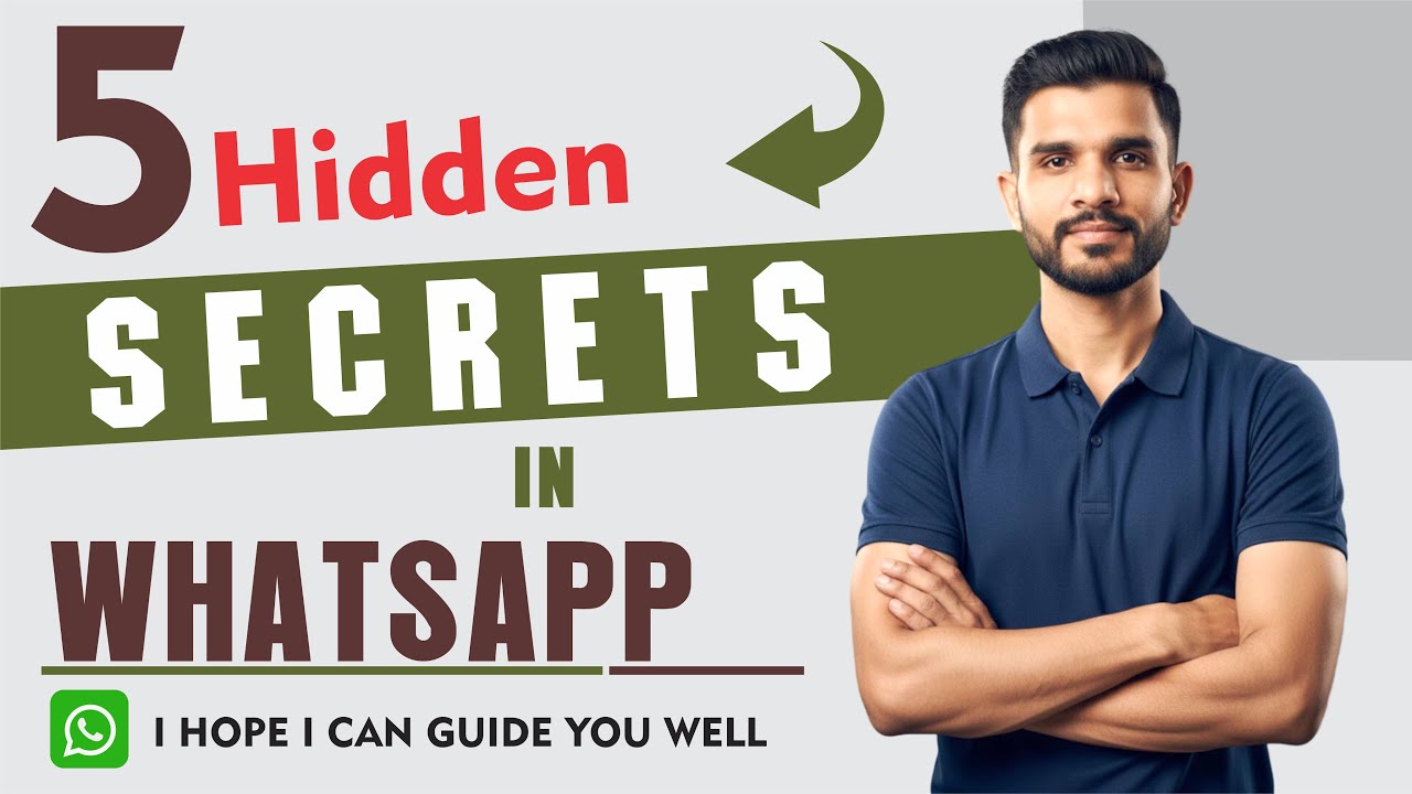 5 hidden whatsapp app secrets | Features and Settings | Mohsin Creative Studio