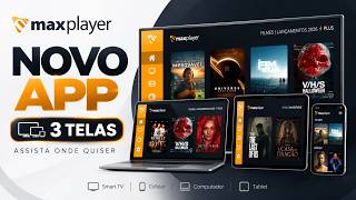 MAXPLAYER – NOVO APP para LG, Samsung, Android, iOS e PC | 3 TELAS screenshot 5