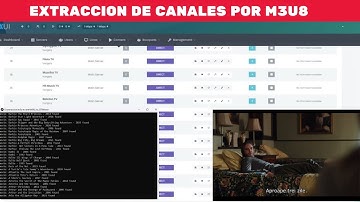 *Script de canales XUI.ONE m3u8 *Extraction of channels from m3u8 xui list*