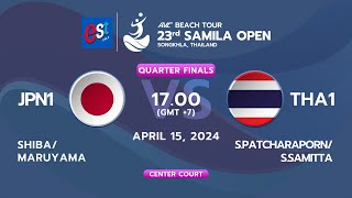 ญี่ปุ่น 1 - ไทย 1/หญิง/ก่อนรองชนะเลิศ/Est Cola AVC Beach Tour Samila