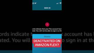 Amazon flex deactivated your account? Dm me if you need help getting back on the road #doordash