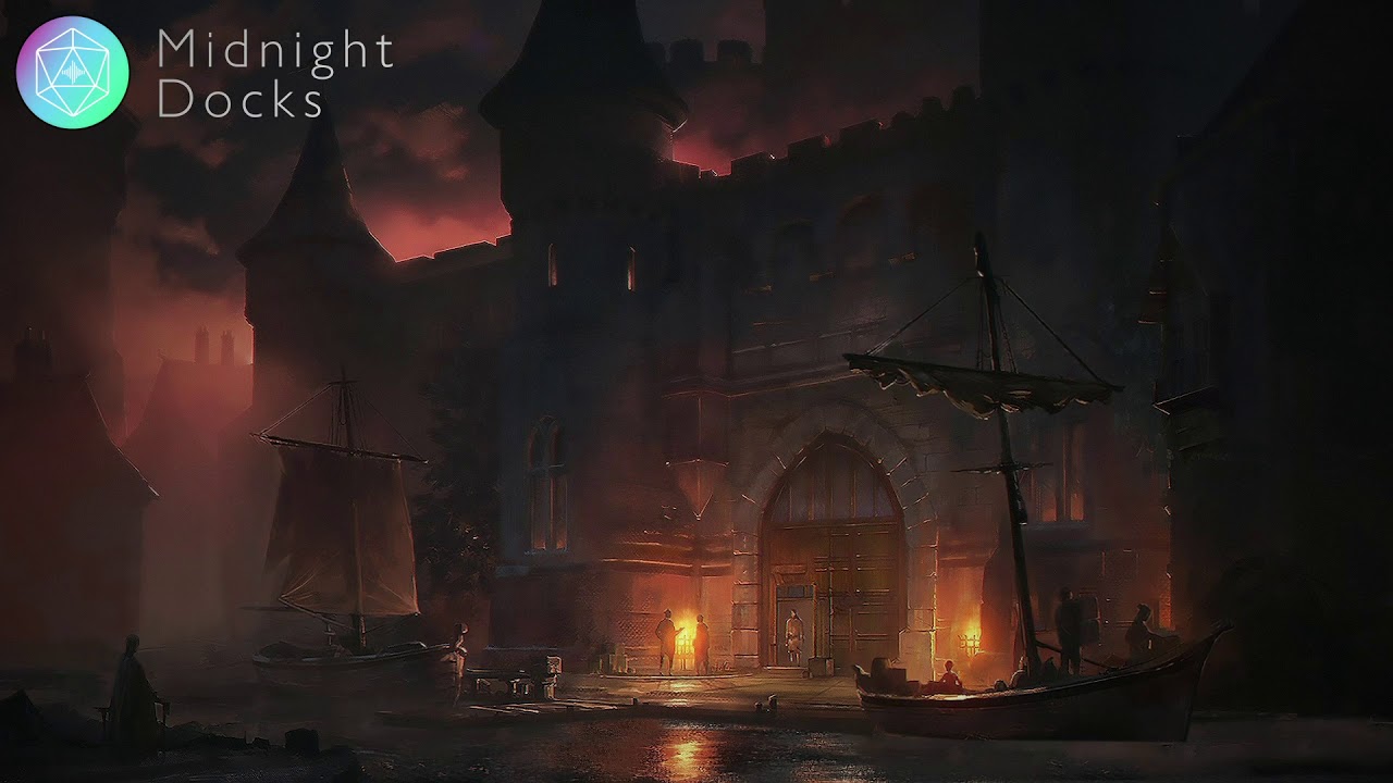 Midnight Docks | Ambience | 1 Hour Extended