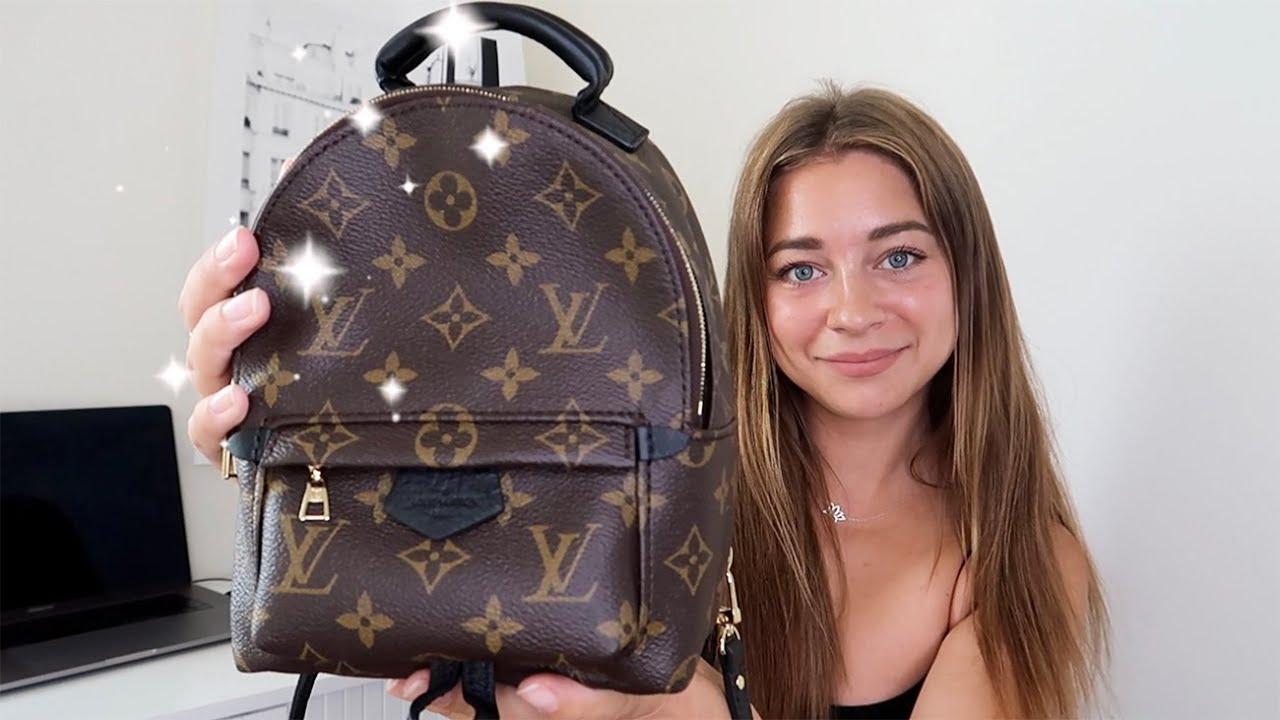 LOUIS VUITTON PALM SPRINGS MINI BACKPACK MONOGRAM UNBOXING 2020