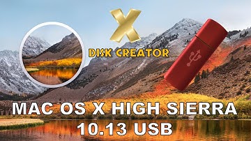 Create a Bootable Install usb Mac OS X High Sierra 10.13 (Disk Creator)