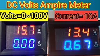 How does DC Volts Amp Meter Work. #viral #multitech #science